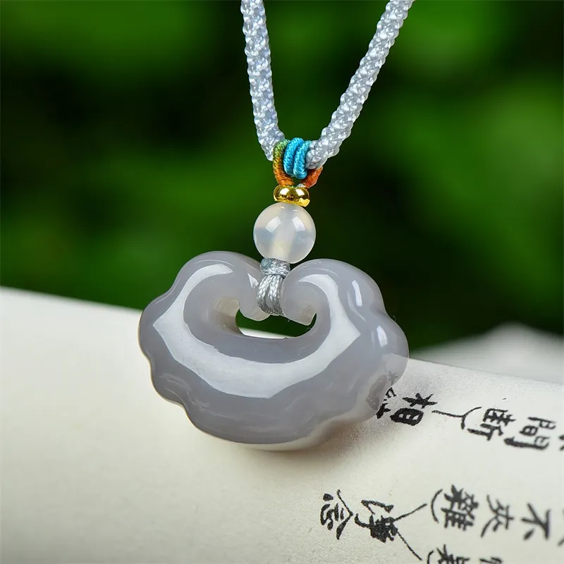 Jing Ruyu Necklaces Smoky Purple Unisex-4