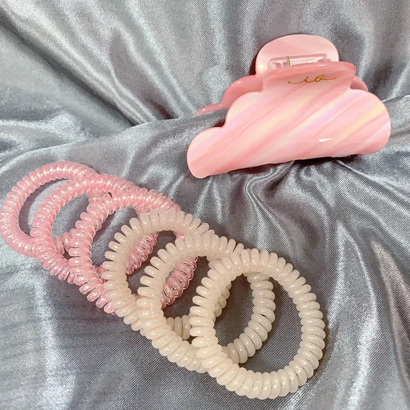 Invisibobble Pink Crystal Cloud Box Everyday Versatile Practical Women's-1