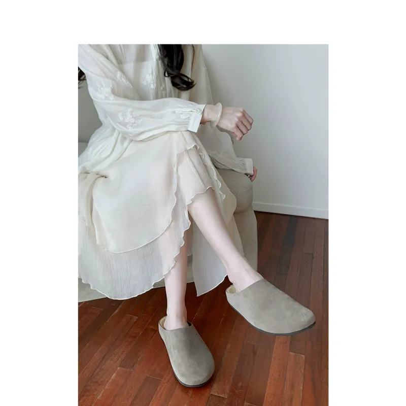 Uinnate Wrap toe Slippers Unisex Sand-1