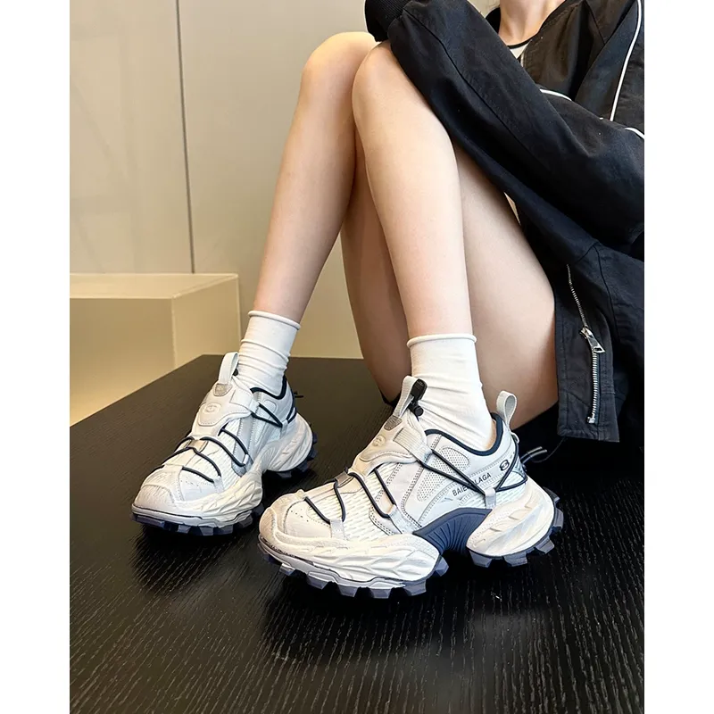 Uinnate Durable Breathable Low-Top Chunky Sneakers Women's-4