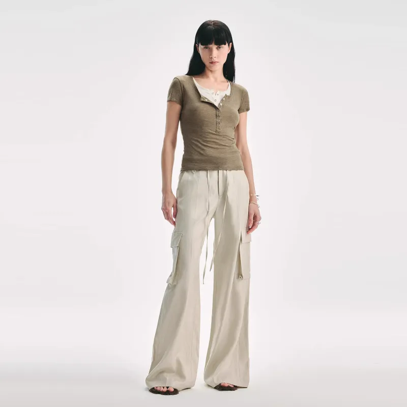 FIRELADY FUR Set in Sleeve T Shirt Women's-12