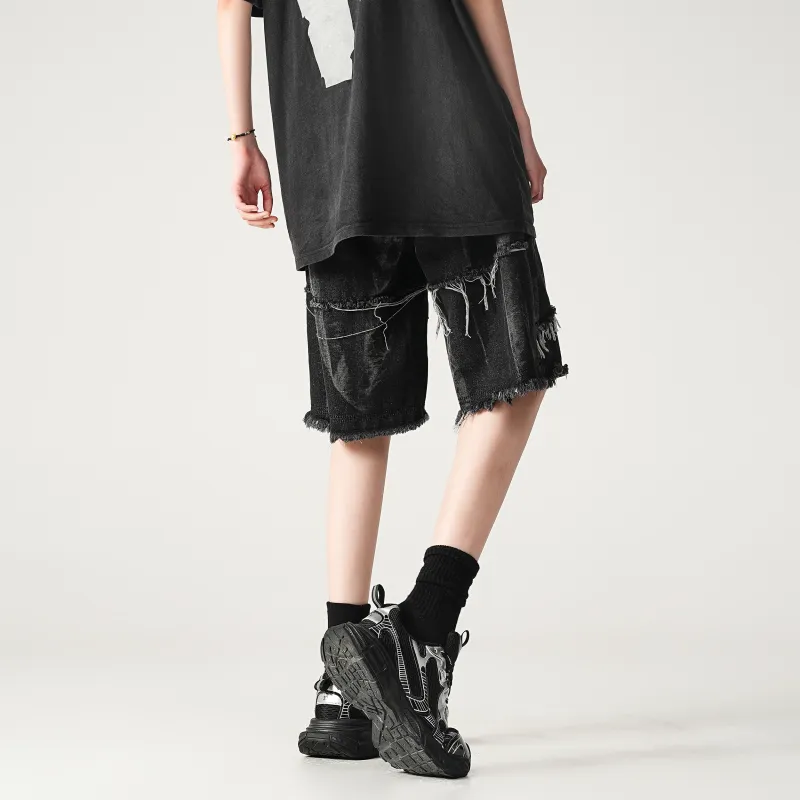 JCUI Denim Shorts Unisex-7