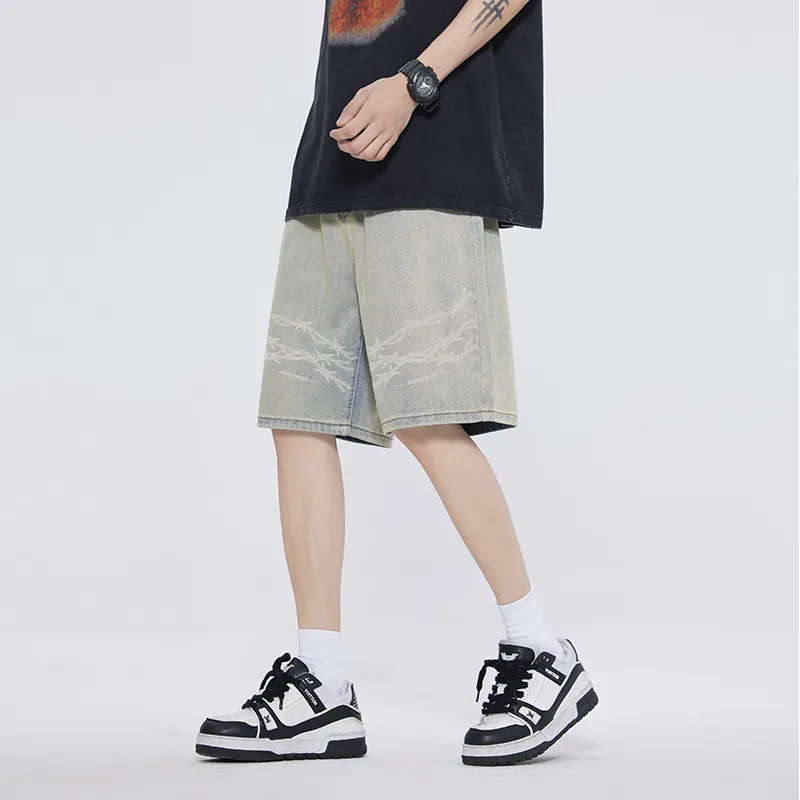 JCUI Denim Shorts Unisex-3