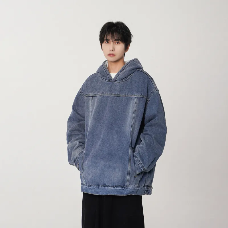 JCUI Denim Jacket Unisex Indigo Purple-26