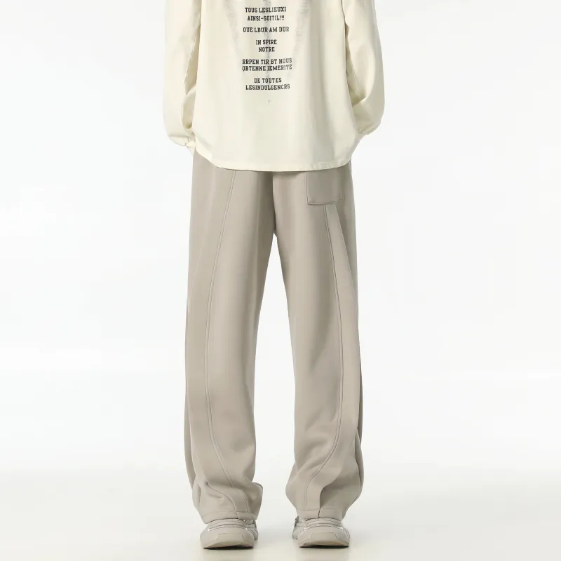 JCUI Casual Pants Unisex Apricot-16