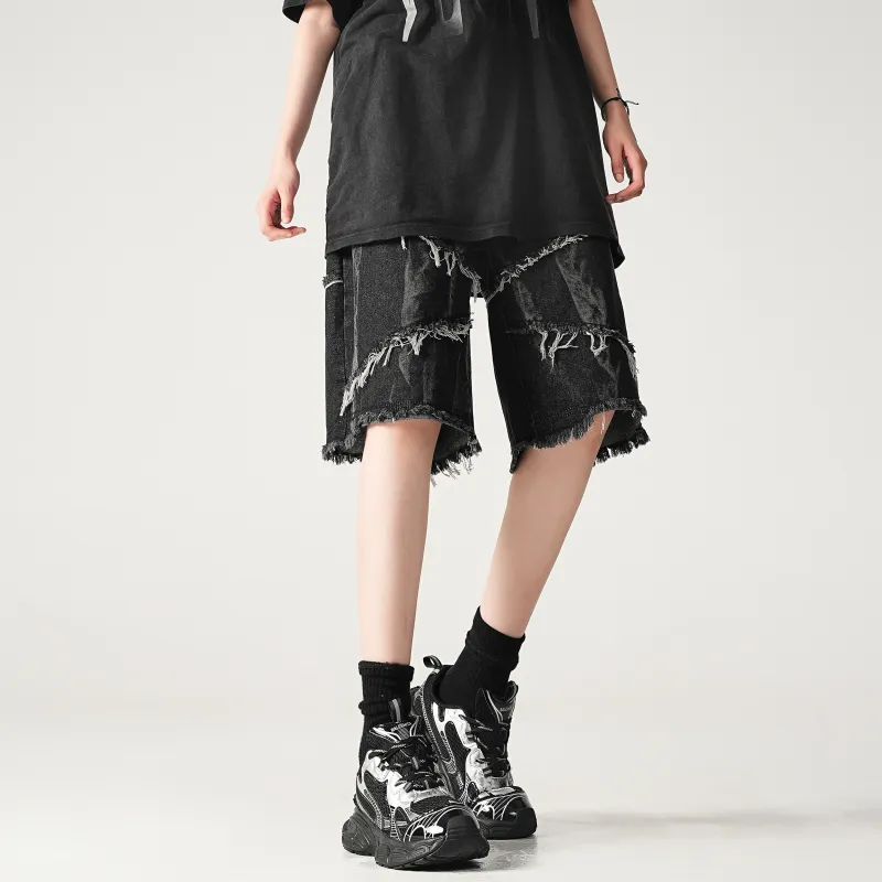 JCUI Denim Shorts Unisex-5