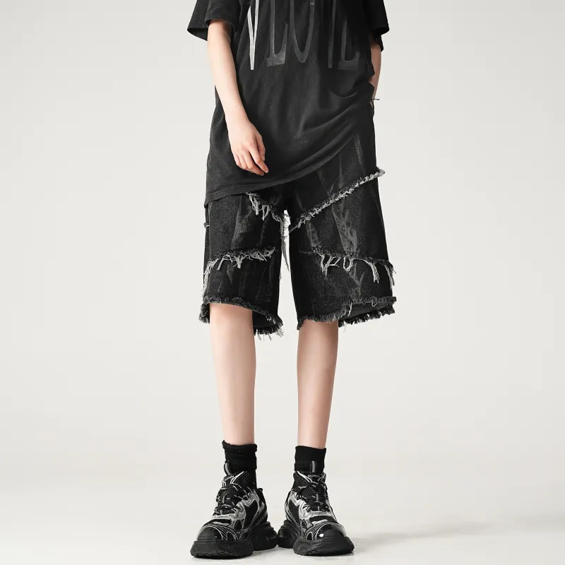 JCUI Denim Shorts Unisex-3