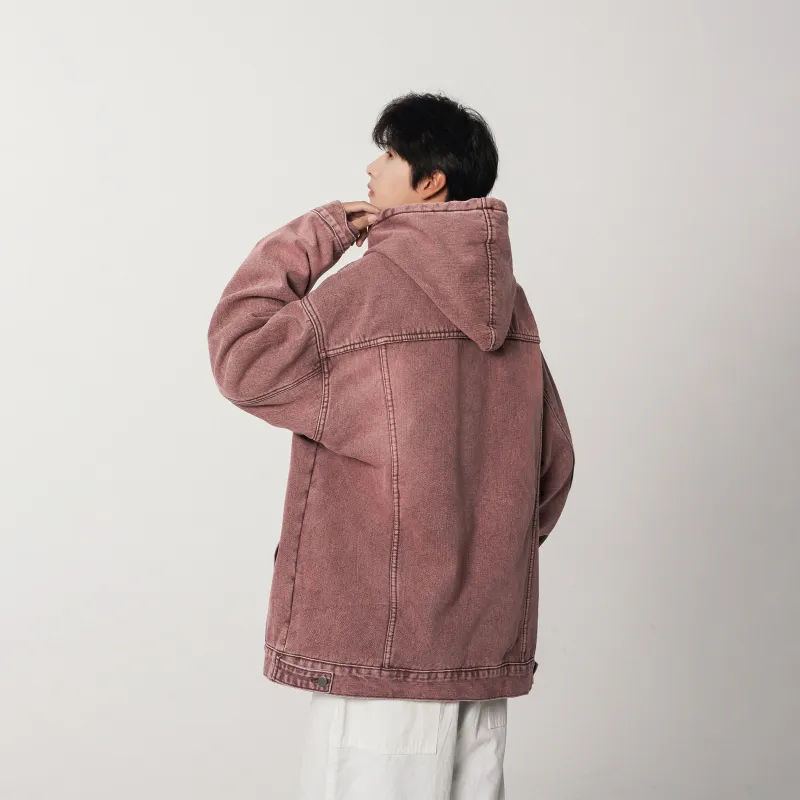 JCUI Denim Jacket Unisex Indigo Purple-18