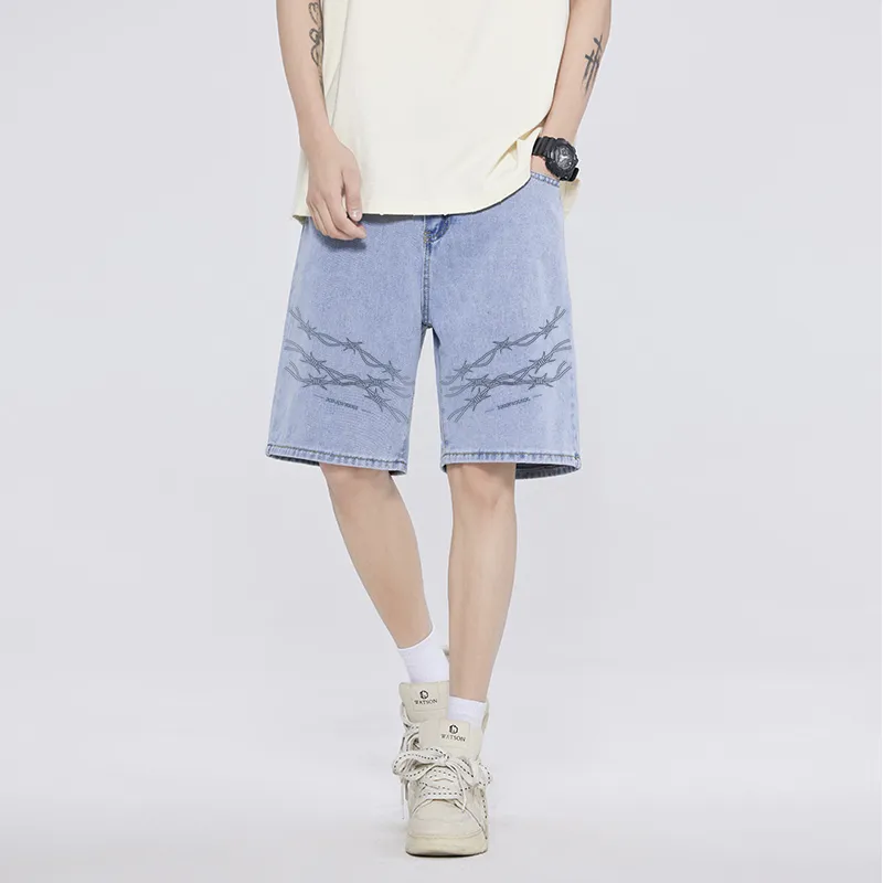 JCUI Denim Shorts Unisex-6