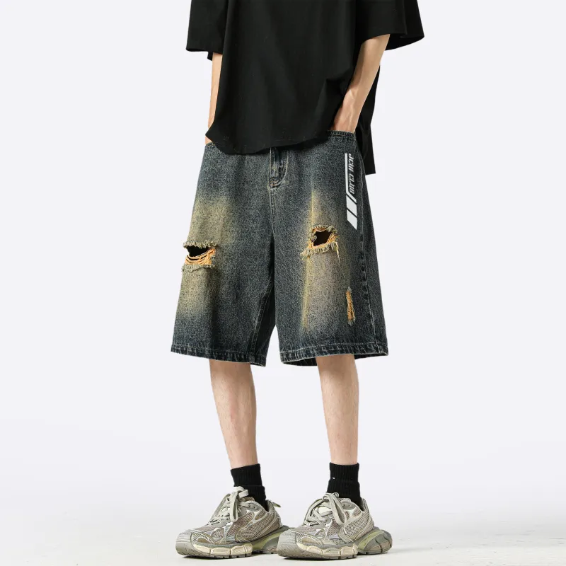 JCUI Denim Shorts Unisex-2