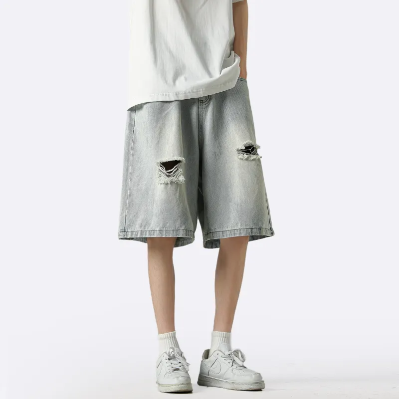 JCUI Denim Shorts Unisex-18