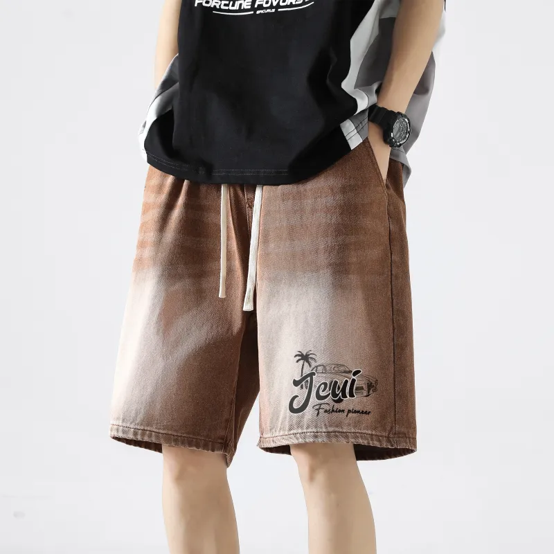 JCUI Denim Shorts Unisex-11