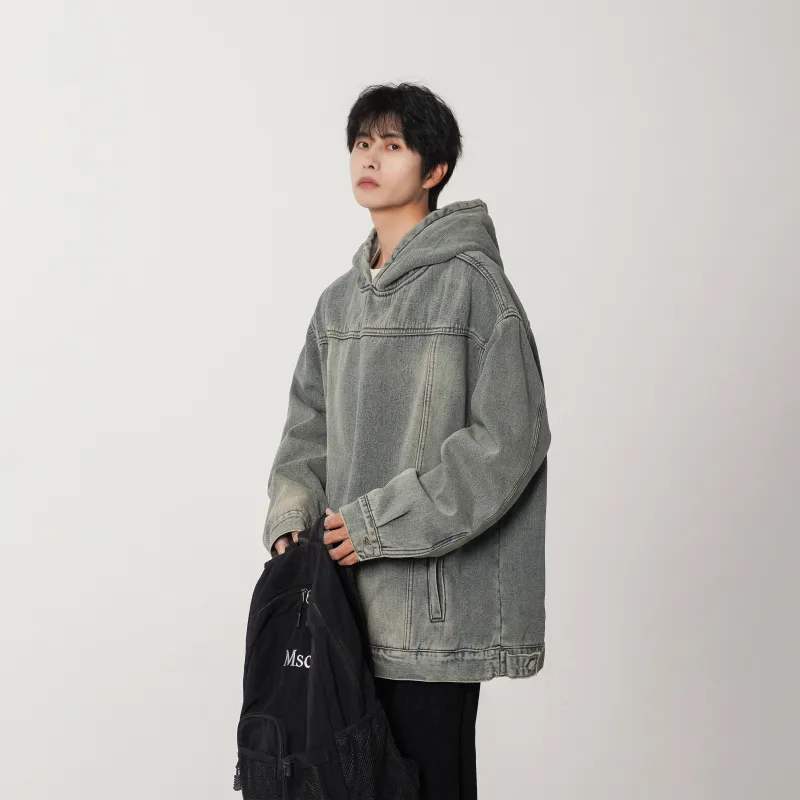 JCUI Denim Jacket Unisex Indigo Purple-11