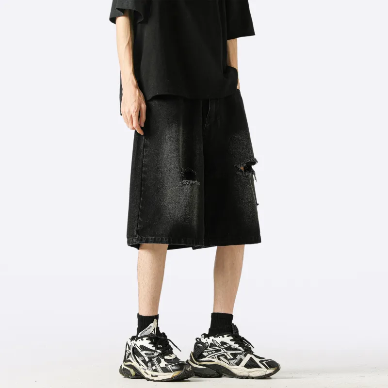 JCUI Denim Shorts Unisex-9