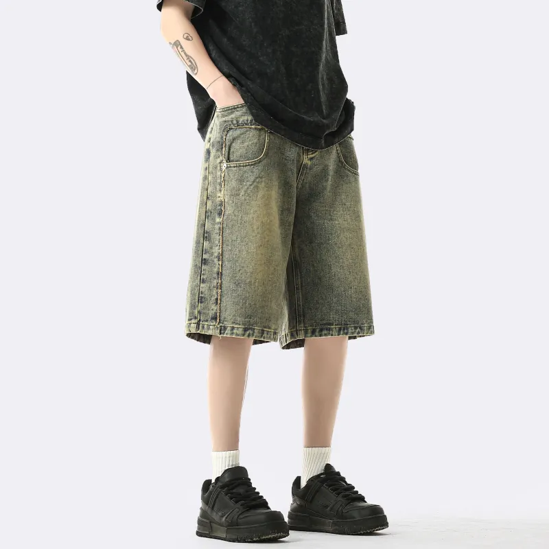 JCUI Denim Shorts Unisex-5