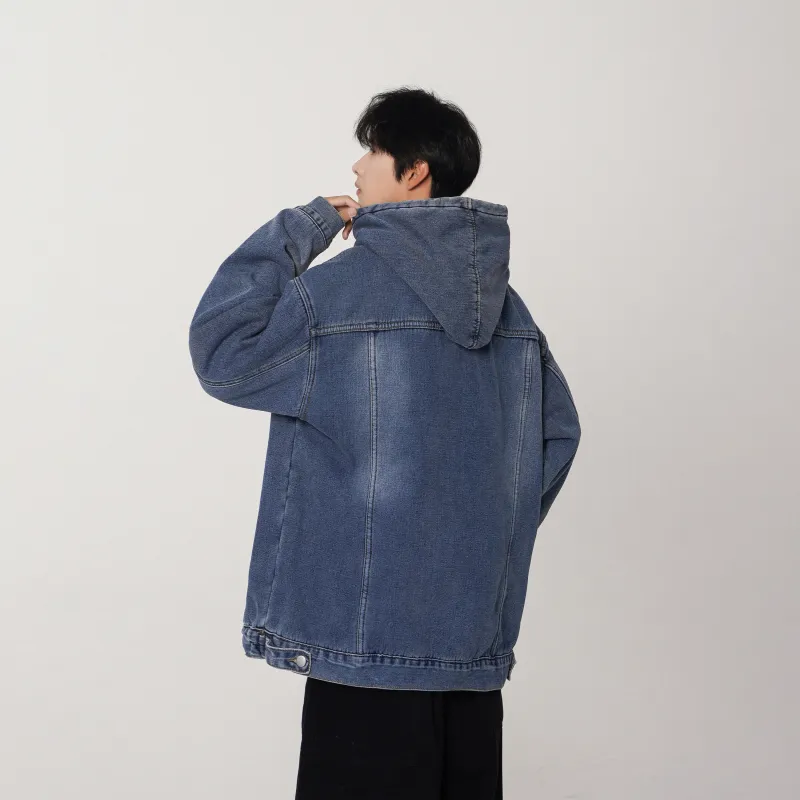 JCUI Denim Jacket Unisex Indigo Purple-24