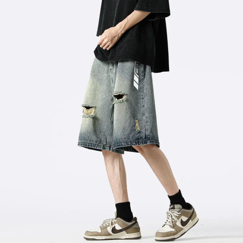 JCUI Denim Shorts Unisex-13