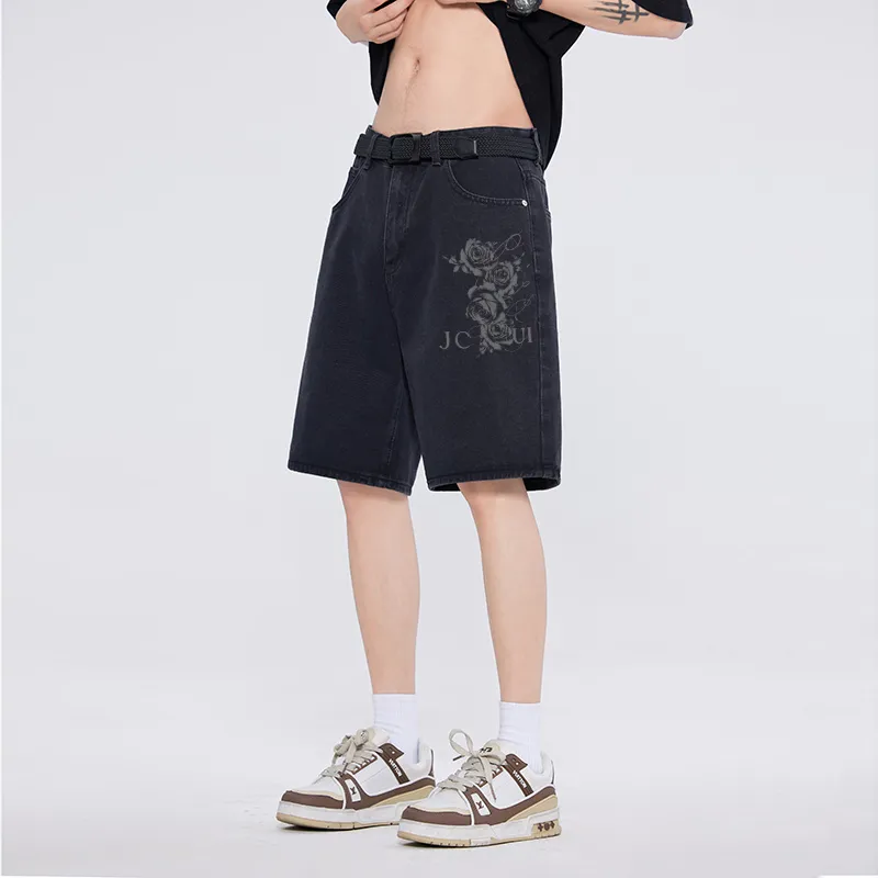 JCUI Denim Shorts Unisex-3