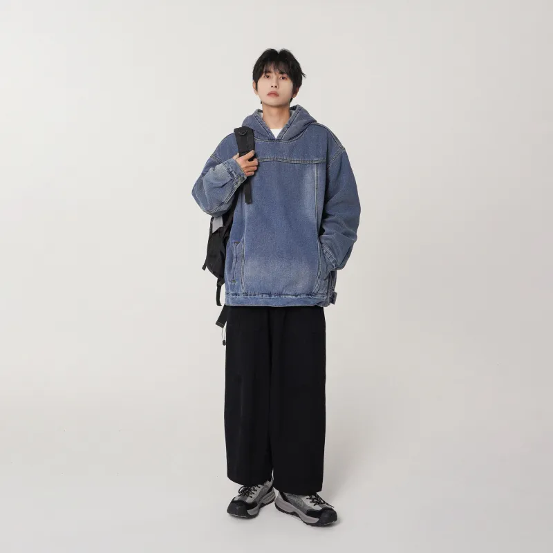 JCUI Denim Jacket Unisex Indigo Purple-23
