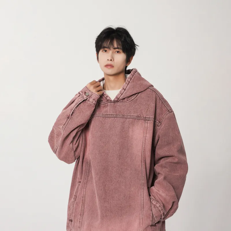 JCUI Denim Jacket Unisex Indigo Purple-16