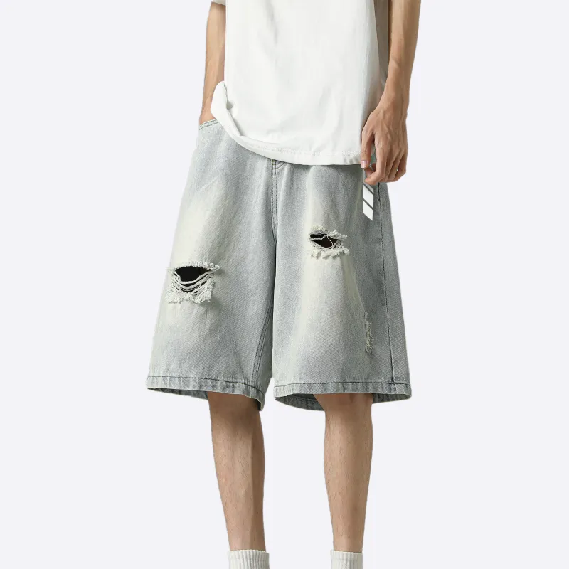 JCUI Denim Shorts Unisex-19
