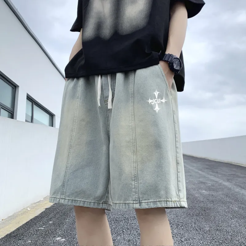 JCUI Denim Shorts Unisex-6