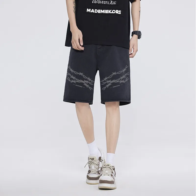 JCUI Denim Shorts Unisex-16