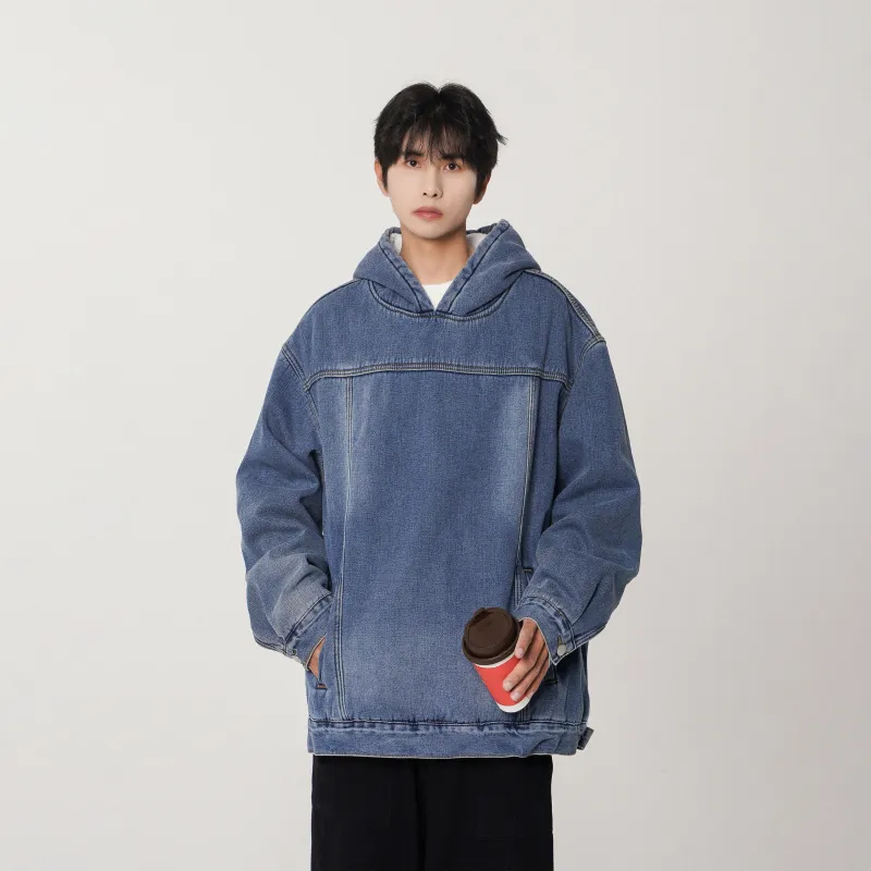 JCUI Denim Jacket Unisex Indigo Purple-25