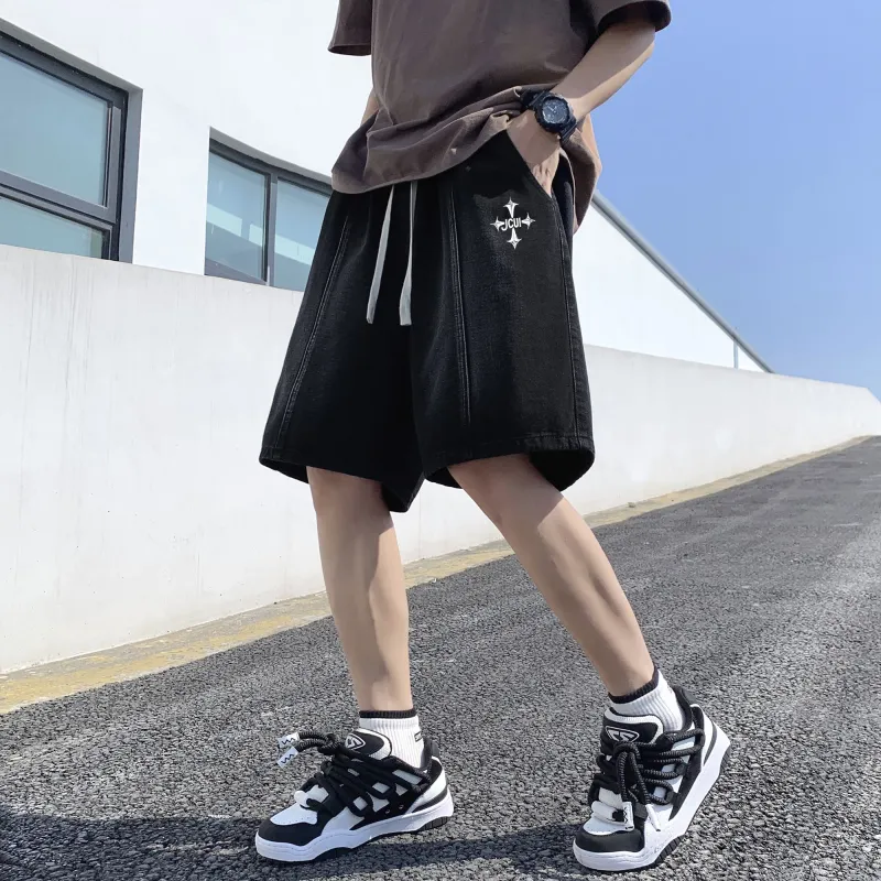JCUI Denim Shorts Unisex-3