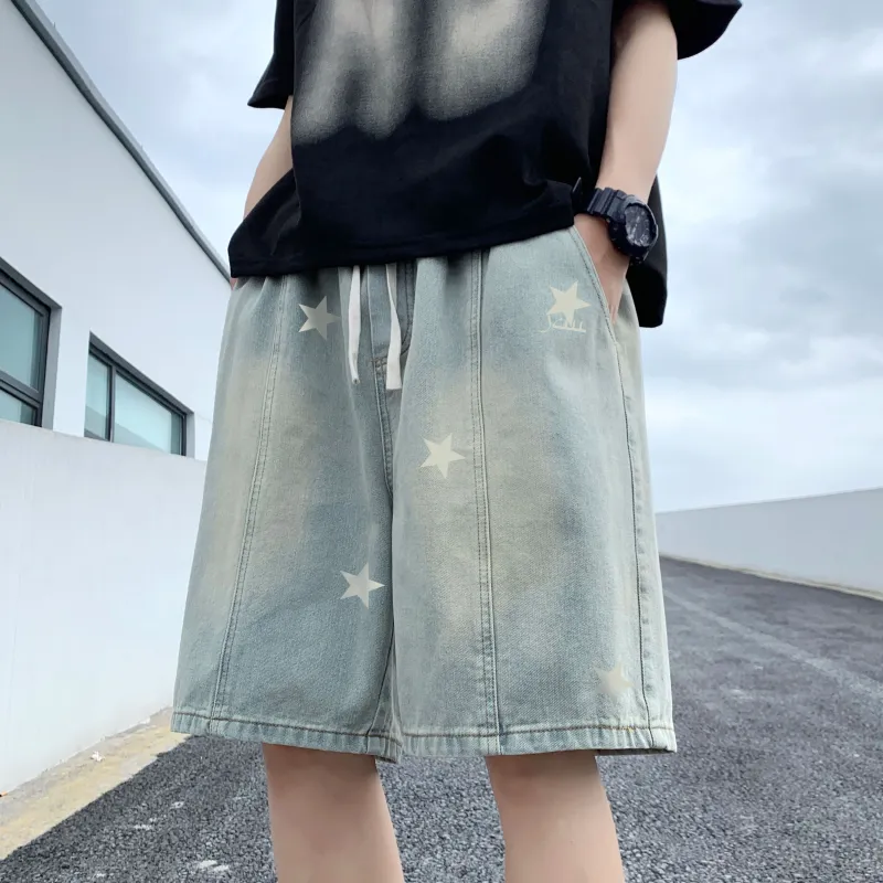 JCUI Denim Shorts Unisex-8