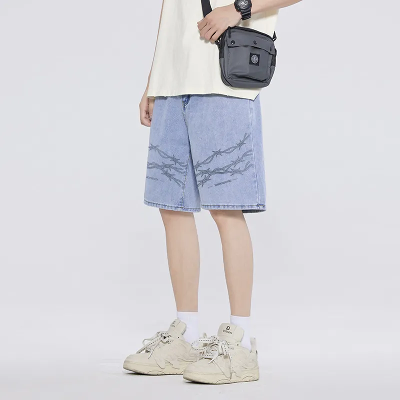 JCUI Denim Shorts Unisex-8