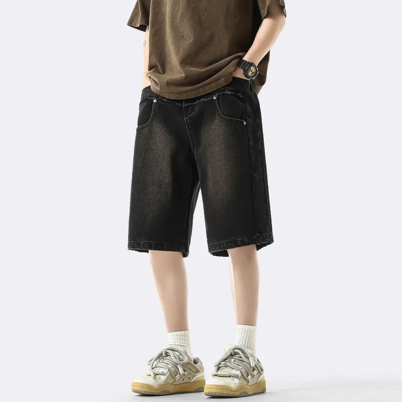 JCUI Denim Shorts Unisex-19