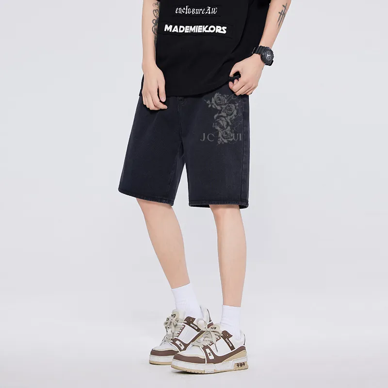 JCUI Denim Shorts Unisex-2