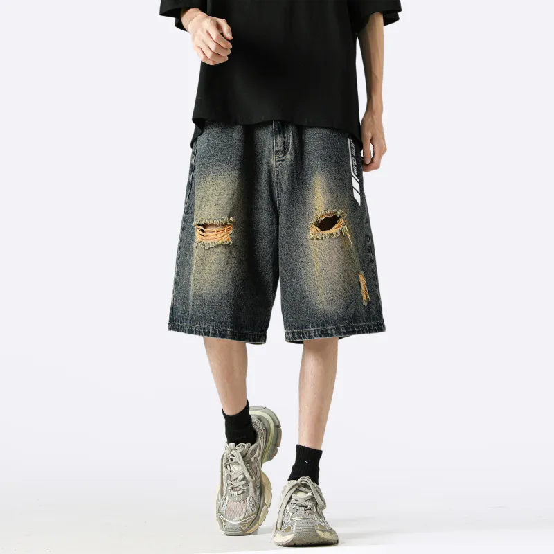 JCUI Denim Shorts Unisex-3