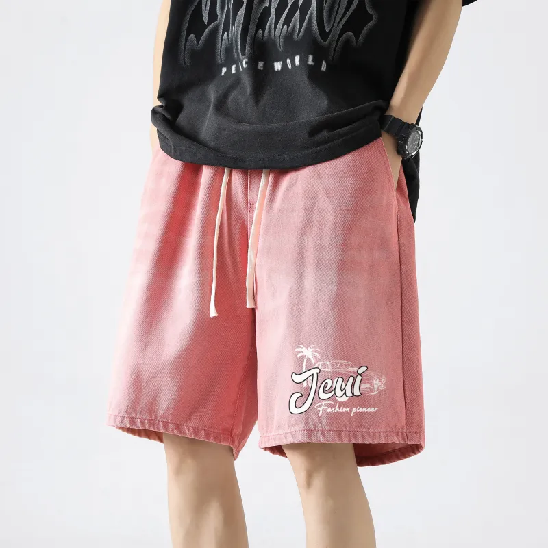 JCUI Denim Shorts Unisex-4