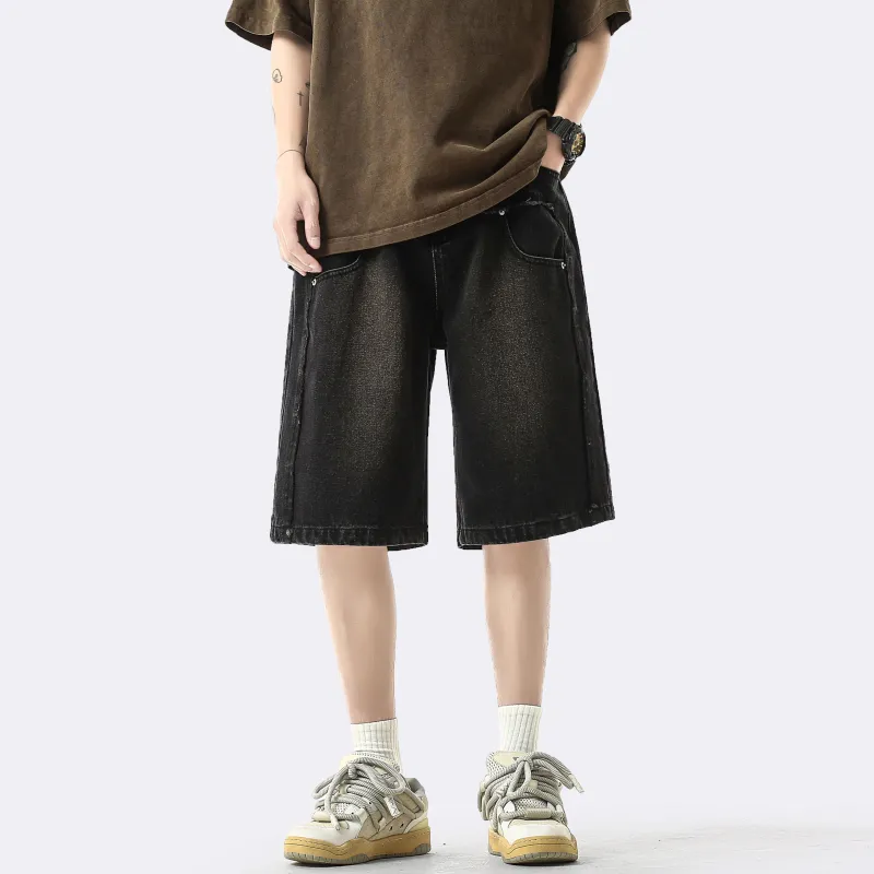 JCUI Denim Shorts Unisex-18