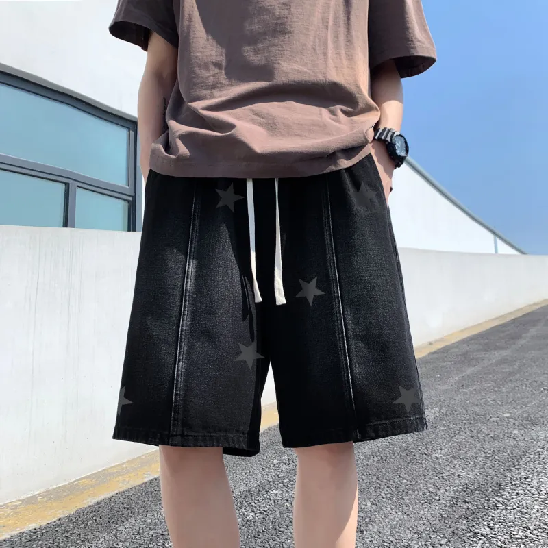 JCUI Denim Shorts Unisex-3