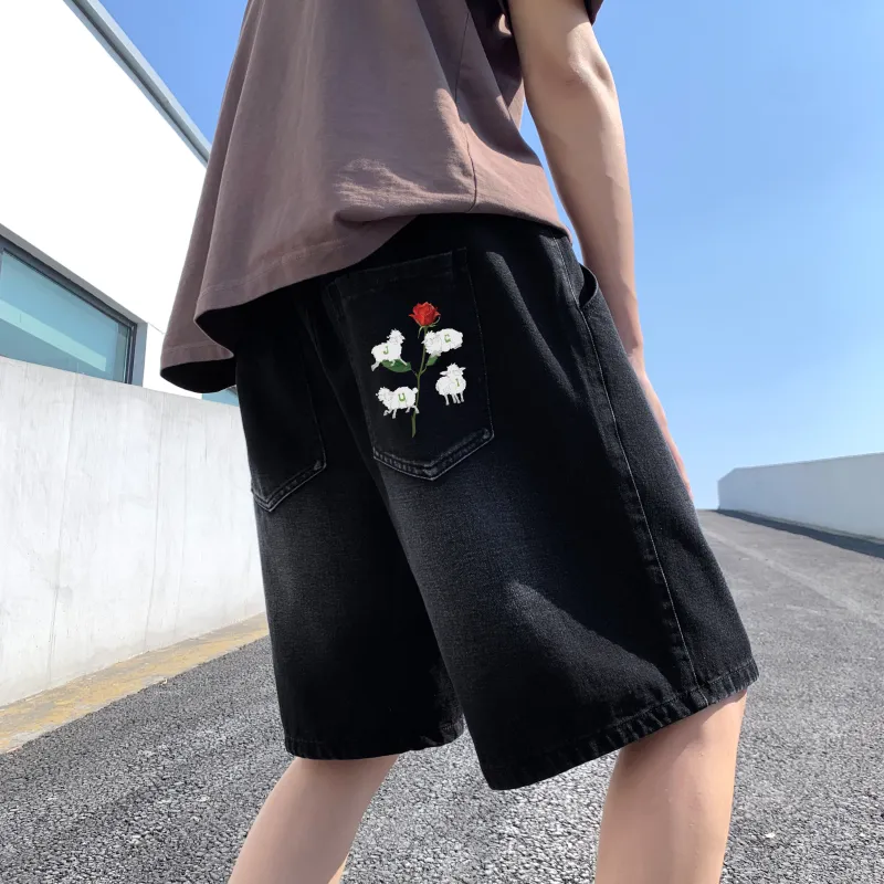 JCUI Denim Shorts Unisex-3