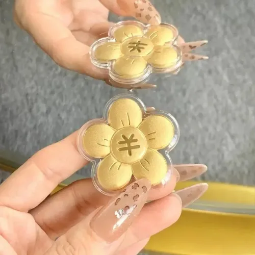 LAOZUOFANG Gold Sheet Pendants Unisex