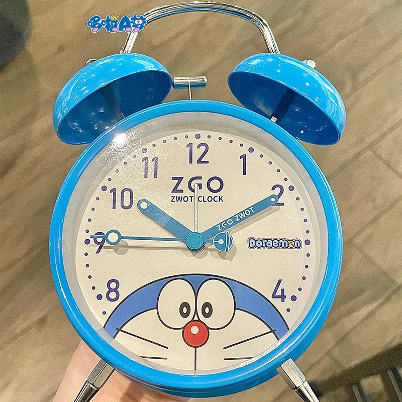 Zgo Sweeping Seconds Movement Metal Alarm Clock Unisex-2