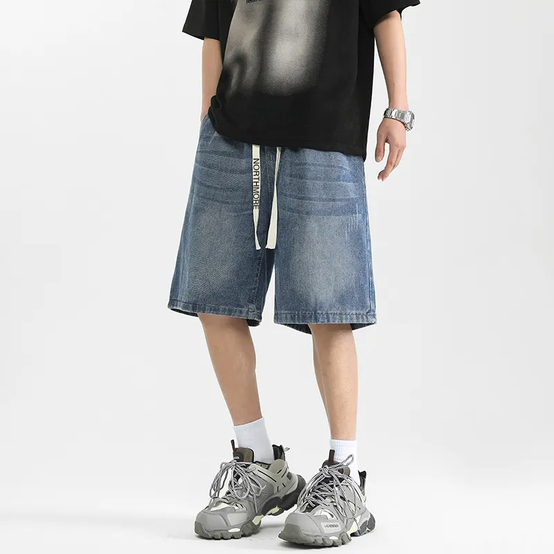 NORTHMORE Denim Shorts Unisex Blue-3