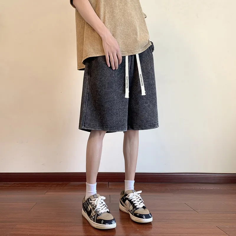 NORTHMORE Denim Shorts Unisex Black-3