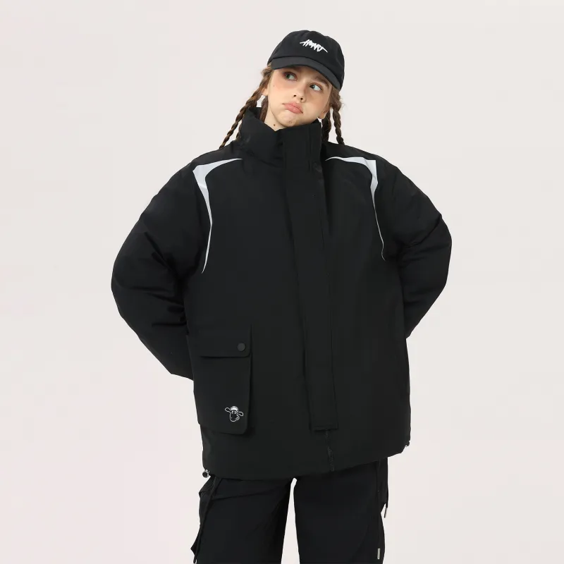 SHAUN THE SHEEP Down Jacket Unisex Black-2