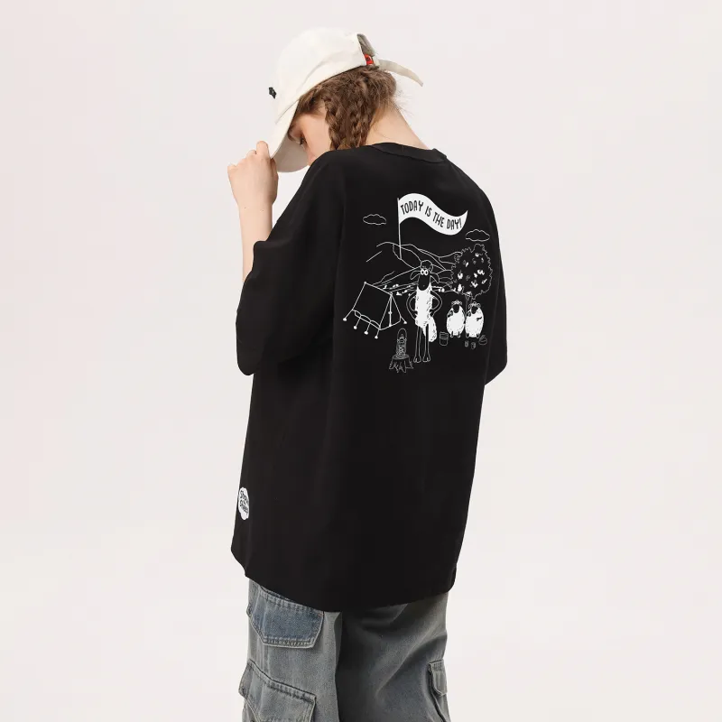 SHAUN THE SHEEP Summer T Shirt Unisex-2