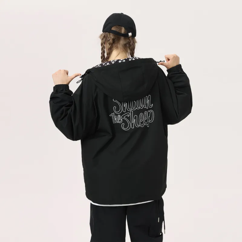 SHAUN THE SHEEP Coat Unisex Black-3