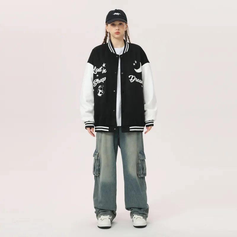 SHAUN THE SHEEP Baseball Jacket Unisex-6