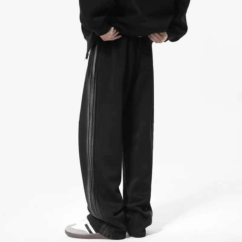 MIIRACER Casual Pants Unisex Dark Blue-6
