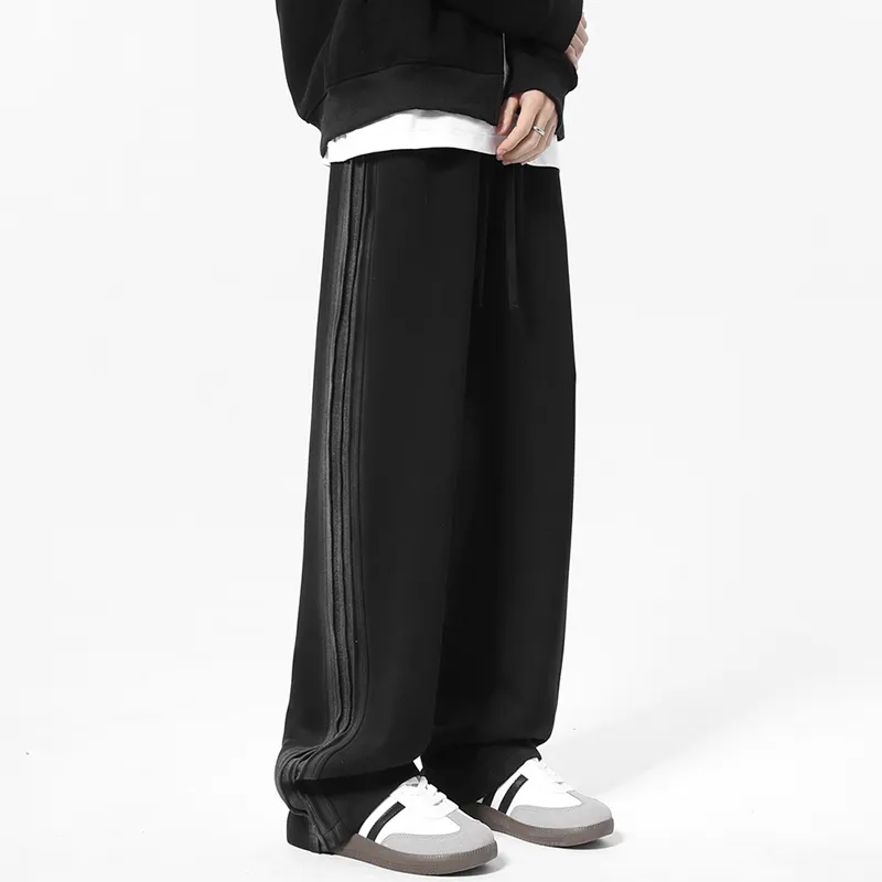 MIIRACER Casual Pants Unisex Dark Blue-4