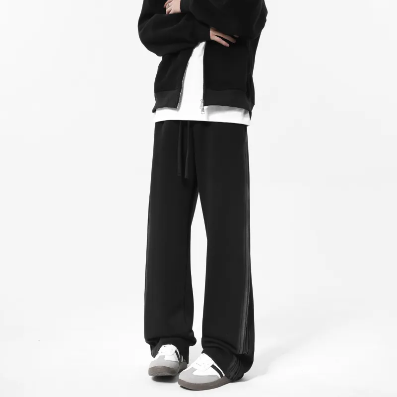 MIIRACER Casual Pants Unisex Dark Blue-5