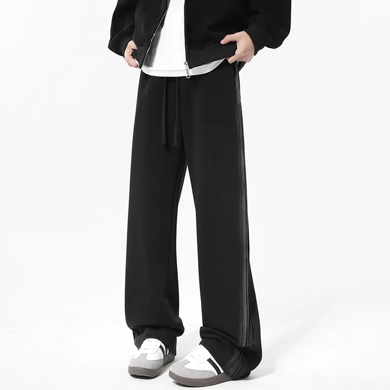 MIIRACER Casual Pants Unisex Dark Blue-3